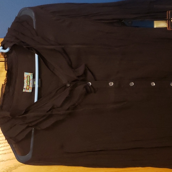 2OH black blouse - Picture 4 of 10